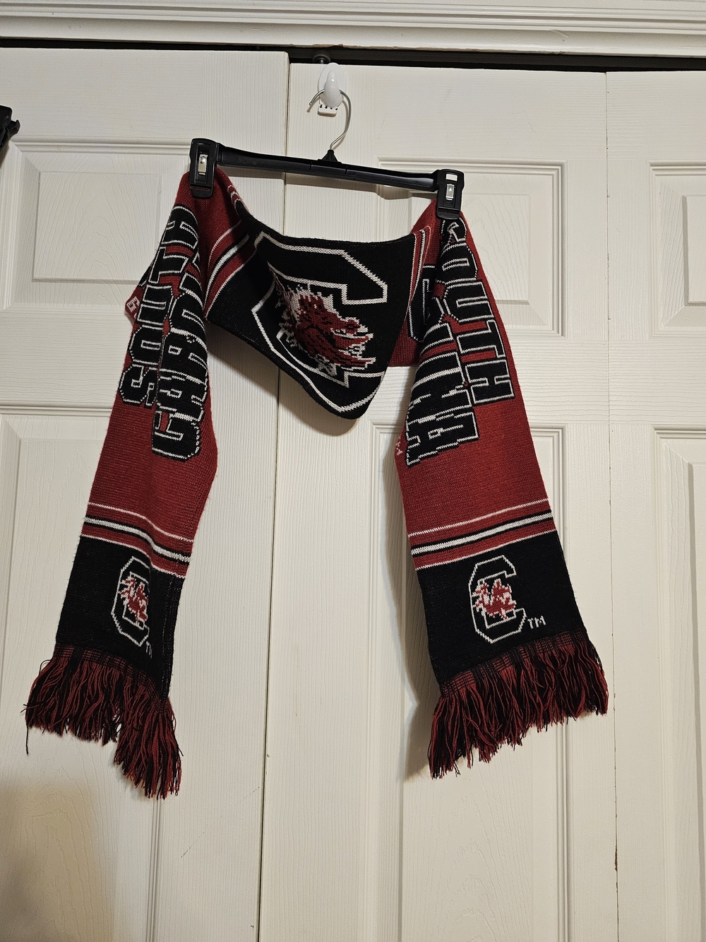 South Carolina Gamecocks Red & Black Knit Scarf